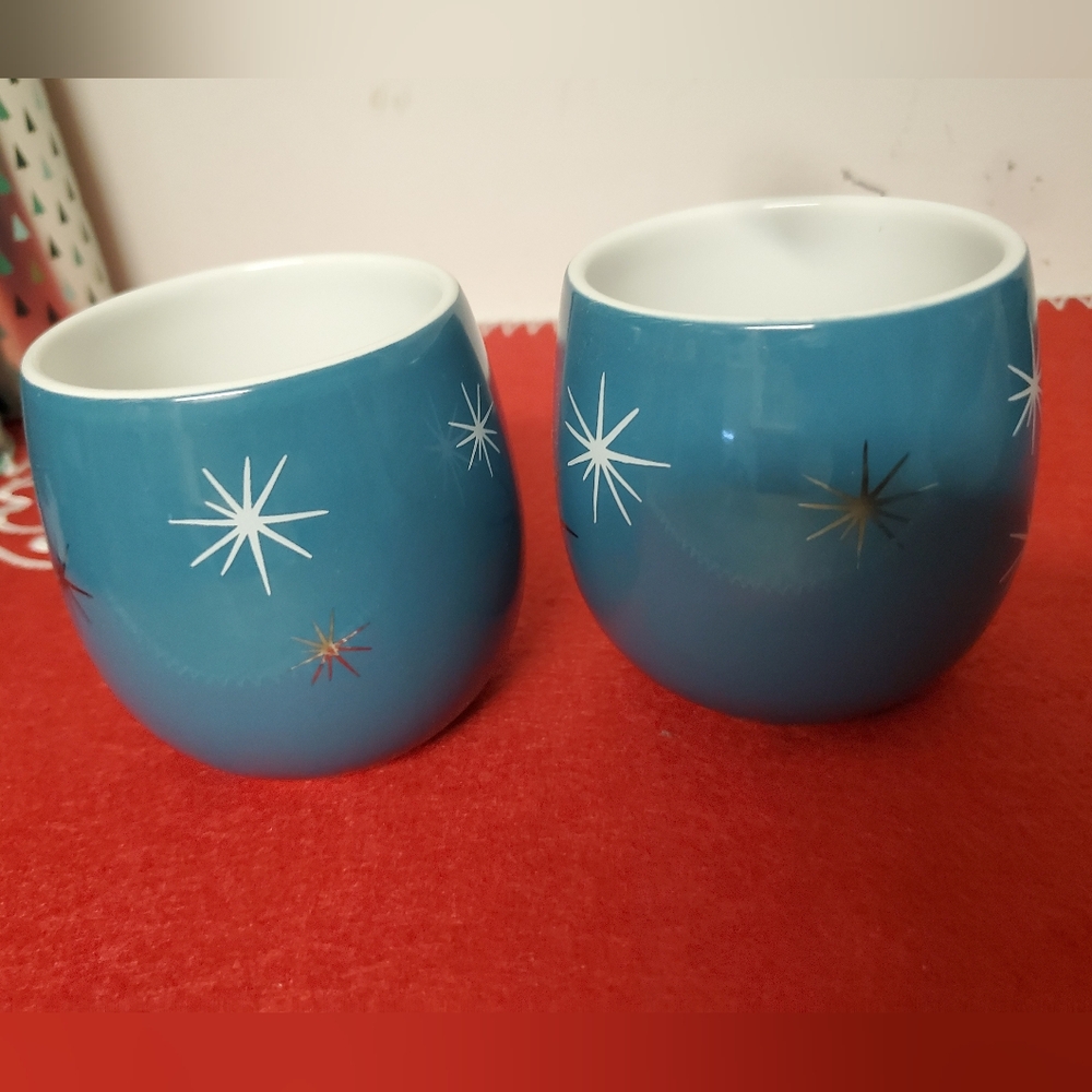 Blue DavidsTEA Starburst Ceramic Cups